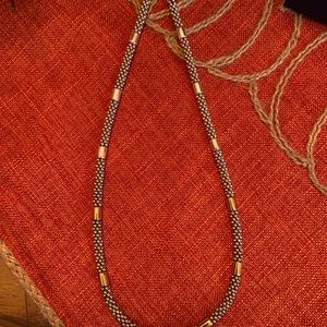 Lagos gold station caviar necklace